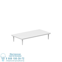 STYLETTO LOUNGE 140 СТОЛ БЕЛЫЙ КЕРАМИЧЕСКАЯ СТОЛЕШНИЦА БЕЛЫЙ Royal Botania
