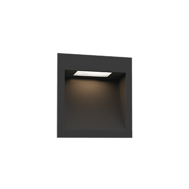 ORIS OUTDOOR 1.3 Wever Ducre встраиваемый светильник черный