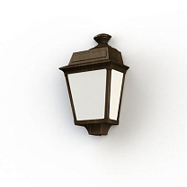 Place des Vosges 1 Tradition N° 2; Frosted glass E27 105W; Gold patina