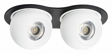 встраиваемый потолочный светильник черный