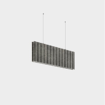 Lineal lighting system Infinite Pro Acoustic 1136mm Suspended Microprisma 31.6W 4000K CRI 80 DALI-2 IP40 2885lm