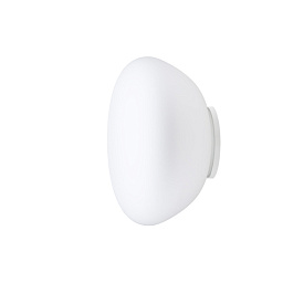 F07G45 01 Fabbian Lumi настенно-потолочный светильник из белого выдувного стекла