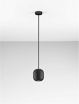 Sandy Black Metal LED GU10 1x10Watt 100-240Volt IP20 Bulb Excluded D:12 H:216 cm