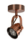77974/05/17 Lucide Cigal потолочный светильник с поворотным плафоном медного цвета — фото 1