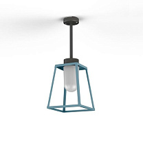 Lampiok 1 N° 2; Frosted glass E27 52W; Blue