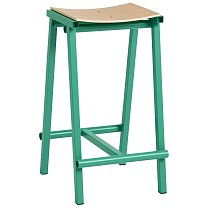 Taburete 8 H65, основание Soft jade / лакированный дуб