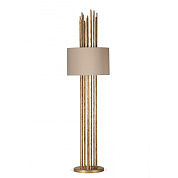 Flynn Caged Lamp White Gold Porta Romana