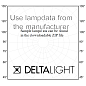 100008 0000 B-B Delta Light GRID Mini In Trimless 1 Hi Led встраиваемый точечный светильник — фото 1