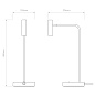1058210 Enna Desk USB C Astro lighting настольная рабочая лампа матовый чёрный — фото 6