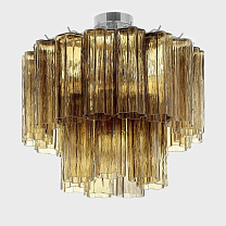 Crono Ceiling Lamp Дымчато-серый / 4 / Хром