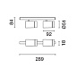 QC52 Palco Recessed iGuzzini Palco linear surface 2 x Ø51 - flood - remote driver