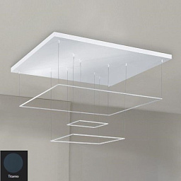 CORNICE-S853TO27K Icone Cornice SOSPENSIONE 3 74,5W 220V 2700K TITANIO Одинарный подвес