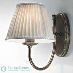 650/1AP Cremasco Classic настенное бра с тканевым абажуром в классическом стиле