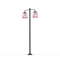 Lampiok 1 N° 8; Frosted glass E27 52W; Tomato red