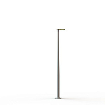 Hector N° 2; Toughened clear glass Built-in LED 3000°K warm white SYM 26W; Sulfur yellow