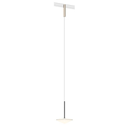 658718/1F Vibia Bind трековый светильник бежевого оттенка диаметром 20,5 см для гибкой трековой системы