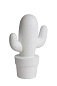 13513/01/31 Lucide Cactus настольная лампа в виде кактуса белого цвета с подсветкой внутри — фото 1