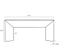 Jenison Console консоль Arteriors 6807 — фото 8