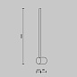 MOD237WL-L6B3K Maytoni Light stick Настенный светильник 7W 500лм Черный — фото 6