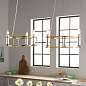 Rosalind 19.5" 3 Light Chandelier Brushed Natural Brass люстра 52493BNB Kichler — фото 2