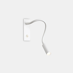 285320 Ideal lux Io настенное бра с гибким поворотным корпусом и направленным светом для чтения