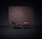 Indigo Macaque Wallcovering обои Moooi