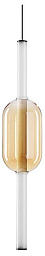 A6837SP-12AM Arte Lamp Rigla подвесной светильник с двумя стеклянными плафонами золотистого оттенка