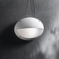 Уличный настенный светильник Polar-2 AP1 OVAL Ideal Lux 096728, черный — фото 3