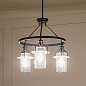 Everett 22.5" 3 Light Round Chandelier in a Black finish люстра 52377BK Kichler — фото 2