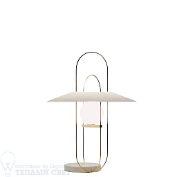 SETAREH GLASS MEDIUM Fontana Arte  настольная лампа F438405500OBWL белый