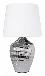 A4003LT-1CC Arte Lamp Korfu настольная лампа с цилиндрическим абажуром и металлическим основанием