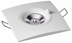 370793 Novotech Water точечный светильник квадратный белый