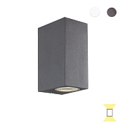2L wall lamp white SQ H:150 Tilos