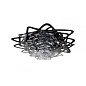 Slamp Aurora PL L современный потолочный светильник чёрный AURCL00BLK00000000EU — фото 1