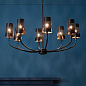 Adeena 36.5" 8 Light Chandelier Black люстра 52509BK Kichler — фото 2