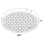 ENTERO L HONEYCOMB DOUBLE USE B черный Delta Light аксессуар — фото 1