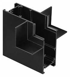 135234 Novotech Flum track 23mm внутренний угловой соединитель черного цвета для встраиваемого магнитного трека