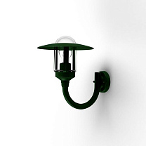 Newpark N° 1; Clear glass E27 105W; British green