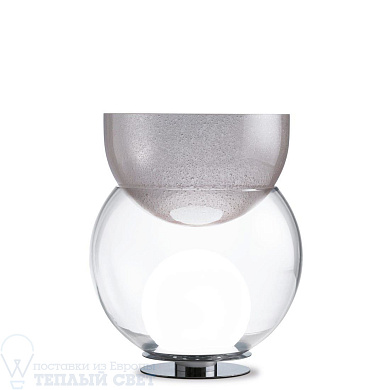 настольная лампа с розовым основанием и прозрачным абажуром