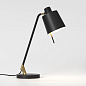 1441003 Edward Desk Astro lighting настольная рабочая лампа матовый чёрный / матовое золото — фото 1
