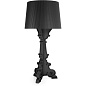 G907709 Kartell Bourgie Mat TL современный настольный светильник матовый чёрный — фото 1