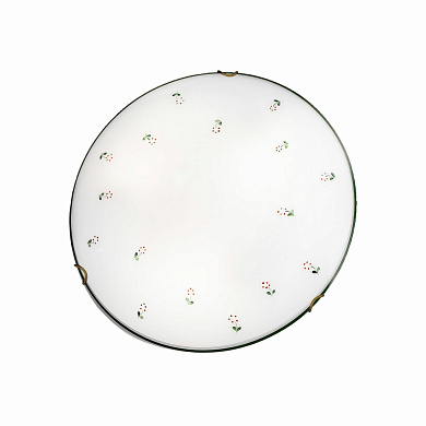 потолочный светильник круглый латунный