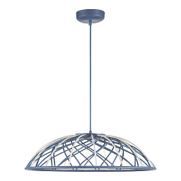 SL6016.703.01 ST-Luce Baund подвесной светильник с куполообразным металлическим каркасом синего цвета