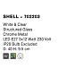 702203 SHELL Novaluce светильник LED E27 3x12W IP20