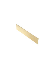 D95Z12 90cm - Golden aluminium Fabbian Tile настенный линейный светильник длиной 90 см из золотистого металла
