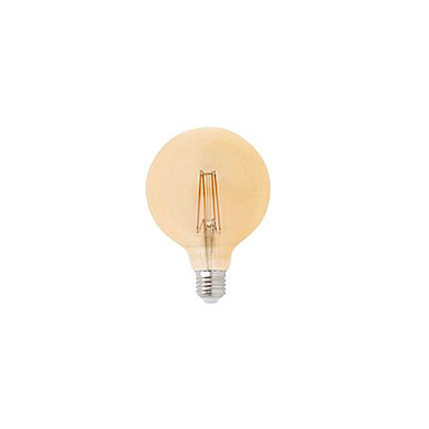 17425 светодиодная лампа GLOBE FILAMENT LED AMBER E27 4W 2200K Ø125 Faro barcelona