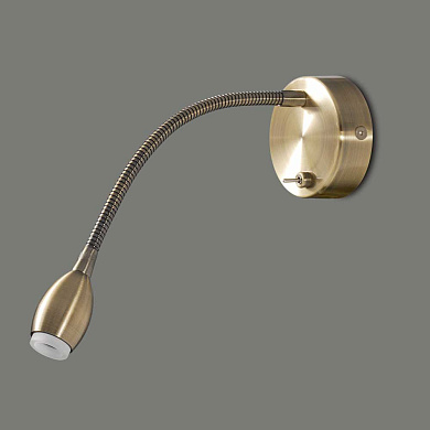 бра настенное латунное с выключателем