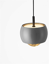 Gray Aluminium & Acrylic LED 13Watt 220-240Volt 922Lm 3000K IP20 Light Up & Down D:9.6 H:140cm