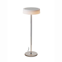 SIXTEEN - Lampe de table/alu poli et porcelaine fine