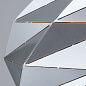 HL 6-1644/1 silber Origami Orion подвесной светильник в форме многогранной сферы — фото 4